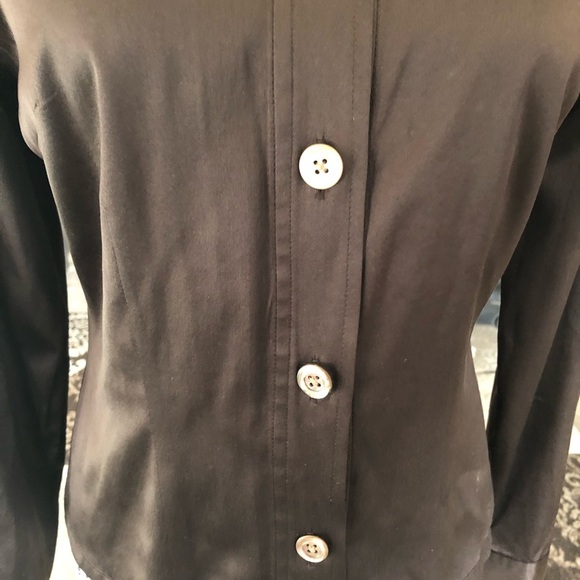 Banana Republic Brown Silk Blouse - Picture 5 of 5